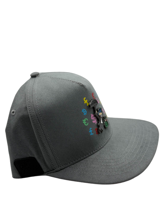 GORRA CASH ONLY MONOPOLY COLOR GRIS