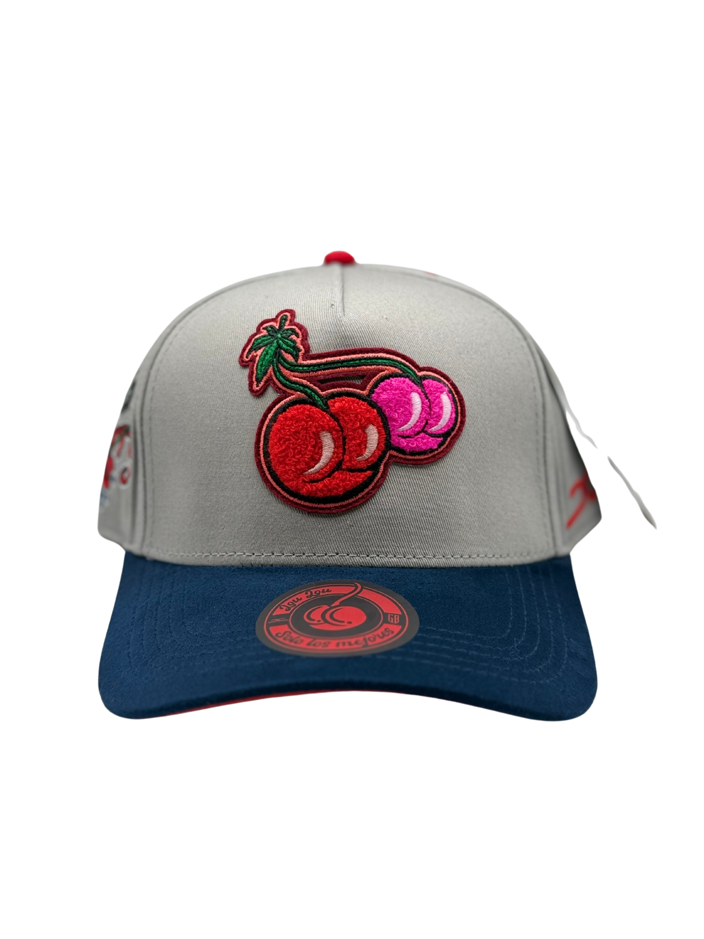 GORRA JC HATS CHERRY GRAY