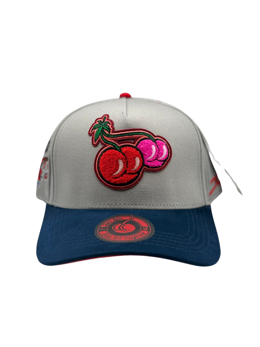 GORRA JC HATS CHERRY GRAY