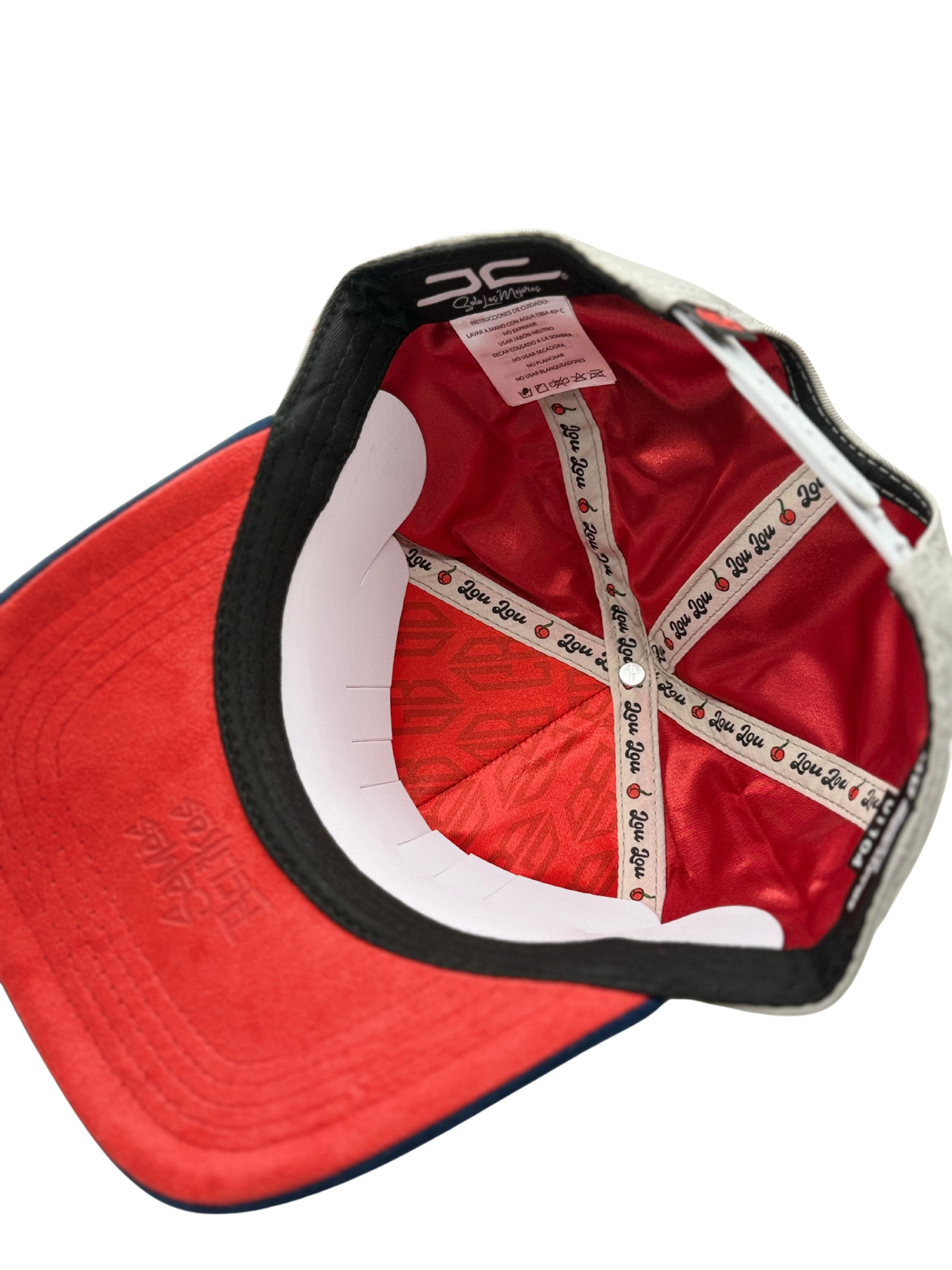 GORRA JC HATS CHERRY GRAY