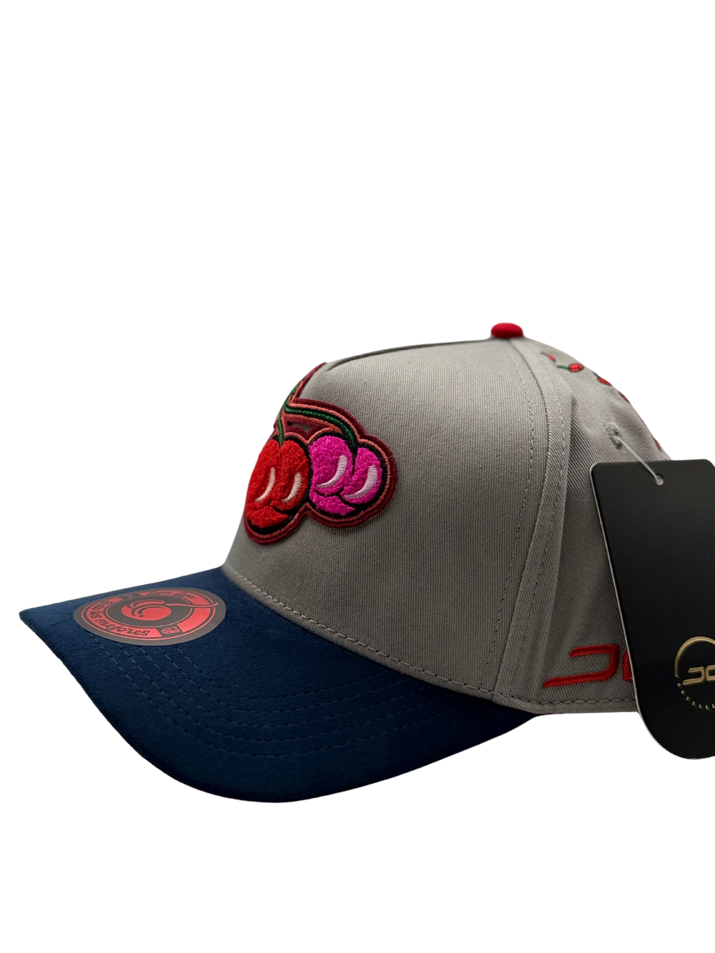GORRA JC HATS CHERRY GRAY