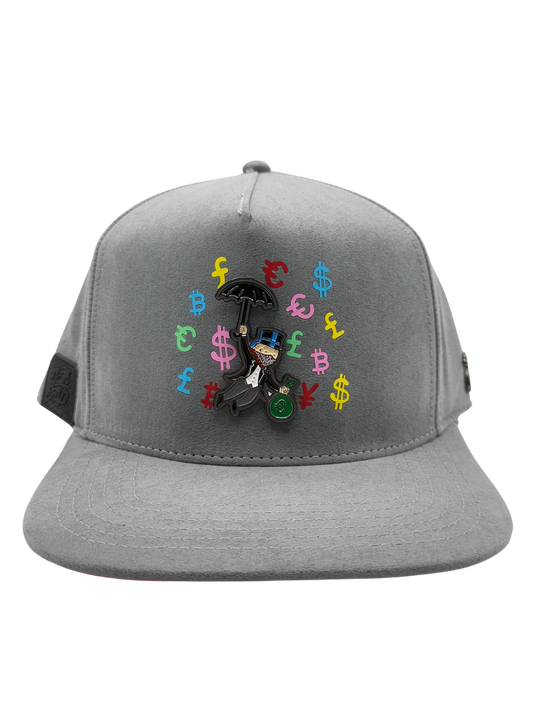 GORRA CASH ONLY MONOPOLY COLOR GRIS